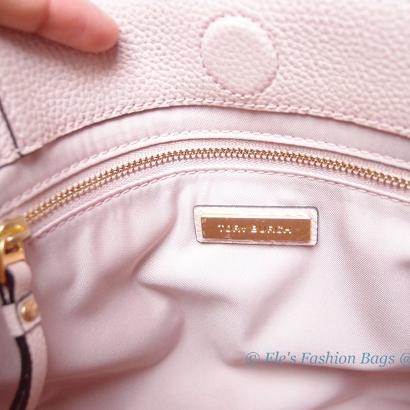 NWT Tory Burch Everly Swingpack Pink Leather Convertible Shoulder Bag Crossbody - Picture 13 of 16